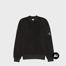 C. P. Company Sweatshirt Crewneck zwart