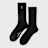 A Bathing Ape Ape Head One Point Socks black