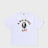 A Bathing Ape Multi Logo College Relaxed Fit Tee weiß