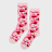 A Bathing Ape ABC Camo Jacquard Socks rosa