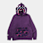 A Bathing Ape Color Camo Shark Full Zip Double Hoodie purple