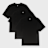 HUMAN MADE 3 Pack T-Shirt Set black