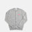 Comme des Garcons Play Round Neck Cardigan Pink Emblem grey