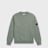C. P. Company Brushed And Emerized Diagonal Fleece Crewneck green