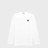 Comme des Garcons Play Play Black Heart Long Sleeve T-Shirt weiß