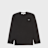Comme des Garcons Play Play Black Heart Long Sleeve T-Shirt zwart