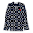 Comme des Garcons Play Blue Polka Dot Longsleeve blau