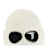 C. P. Company Extra Fine Merino Wool Goggle Beanie Beige
