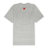 Comme des Garcons Play Small Red Heart Neck T-Shirt Grey grau