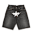 A Bathing Ape Twin Sta Relaxed Fit Denim Shorts grau