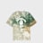 A Bathing Ape Tie Dyed College Relaxed Fit Tee M groen