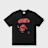 A Bathing Ape Color Camo Ape Face Tee black