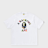 A Bathing Ape Multi Logo College Relaxed Fit Tee weiß