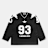 A Bathing Ape Line Camo Multi Logo Cropped Fit Football Jersey schwarz