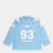 A Bathing Ape Line Camo Multi Logo Cropped Fit Football Jersey blue