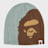 A Bathing Ape Ape Head Knit Cap grau