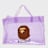 A Bathing Ape Ape Head Clear Bag roze