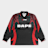A Bathing Ape Ape Flame Monogram Jacquard Logo Football Jersey black