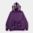 A Bathing Ape Color Camo Shark Full Zip Double Hoodie lila