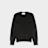 AMI PARIS Crewneck Sweater With ADC (tonal) zwart