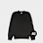 C. P. Company Brushed And Emerized Diagonal Fleece Crewneck black