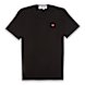 Comme des Garcons Play Small Red Heart Logo T-Shirt schwarz 51252 1