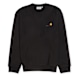 Carhartt WIP American Script Sweatshirt noir 55771 1