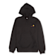Carhartt WIP Hooded American Script Sweatshirt schwarz 55777 1