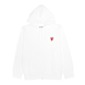 Comme des Garcons Play Play Heart Sweatshirt weiß 55904 1