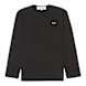 Comme des Garcons Play Play Black Heart Long Sleeve T-Shirt noir 56282 1