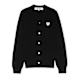 Comme des Garcons Play Knit Cardigan black 77068 1