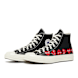 Comme des Garcons Play Multi Heart Chuck Taylor All Star '70 High schwarz 79924 1