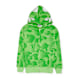 A Bathing Ape Ink Camo Shark Zip Hoodie green 83815 1