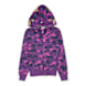 A Bathing Ape Color Camo Double Shark Full Zip Hoodie purple 88057 1