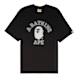 A Bathing Ape Pixal College Relaxed Fit Tee M black 88272 1