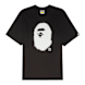 A Bathing Ape Pixel Ape Head Relaxed Fit Tee M schwarz 89658 1