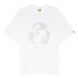 A Bathing Ape Recycle Motif Relaxed Fit Tee white 88273 1