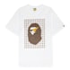 A Bathing Ape Sta Houndstooth Ape Head Tee wit 89100 1