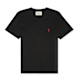 AMI PARIS T-Shirt Classic Red black 88647 1