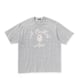 A Bathing Ape Chain Stitch College Relaxed Fit Tee grey 88762 1