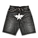 A Bathing Ape&nbsp; Twin Sta Relaxed Fit Denim Shorts gris 89402 1