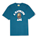 A Bathing Ape College Tee M blue 92406 1