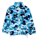 A Bathing Ape ABC Camo Metal One Point Boa Jacket M bleu 92455 1