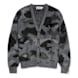 A Bathing Ape&nbsp; Color Camo Mohair Knit Cardigan M noir 92471 1