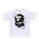 A Bathing Ape&nbsp; City Camo Painting Ape Head Tee blanc 93324 1