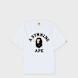 A Bathing Ape x Spotify x Central Cee College Tee Weiss 97604 1