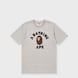A Bathing Ape College Tee white grey 104937 1