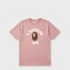 A Bathing Ape College Tee white light pink 104938 1