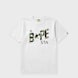 A Bathing Ape ABC Camo Bape Sta Tee white 104945 1