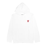 Buy Comme des Garcons Play Play Heart Sweatshirt in white | P1T294
